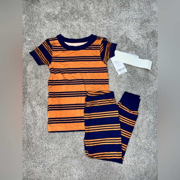 Carters Toddler Striped Pajama Set - Picture 2 of 6